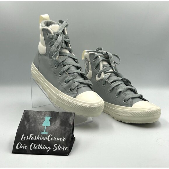 Converse Chuck Taylor All Star Men's Gray Hi Berkshire Boot Size 6 Wo's 8 3216 - Picture 13 of 16